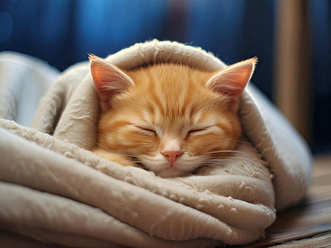 Sleeping cat